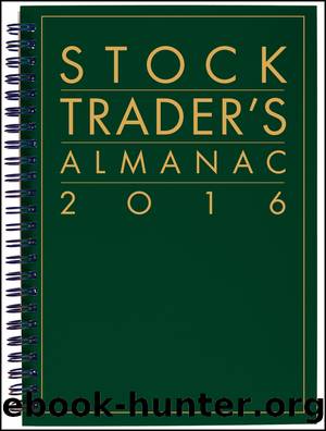 Stock Trader's Almanac 2016 by Jeffrey A. Hirsch & Yale Hirsch