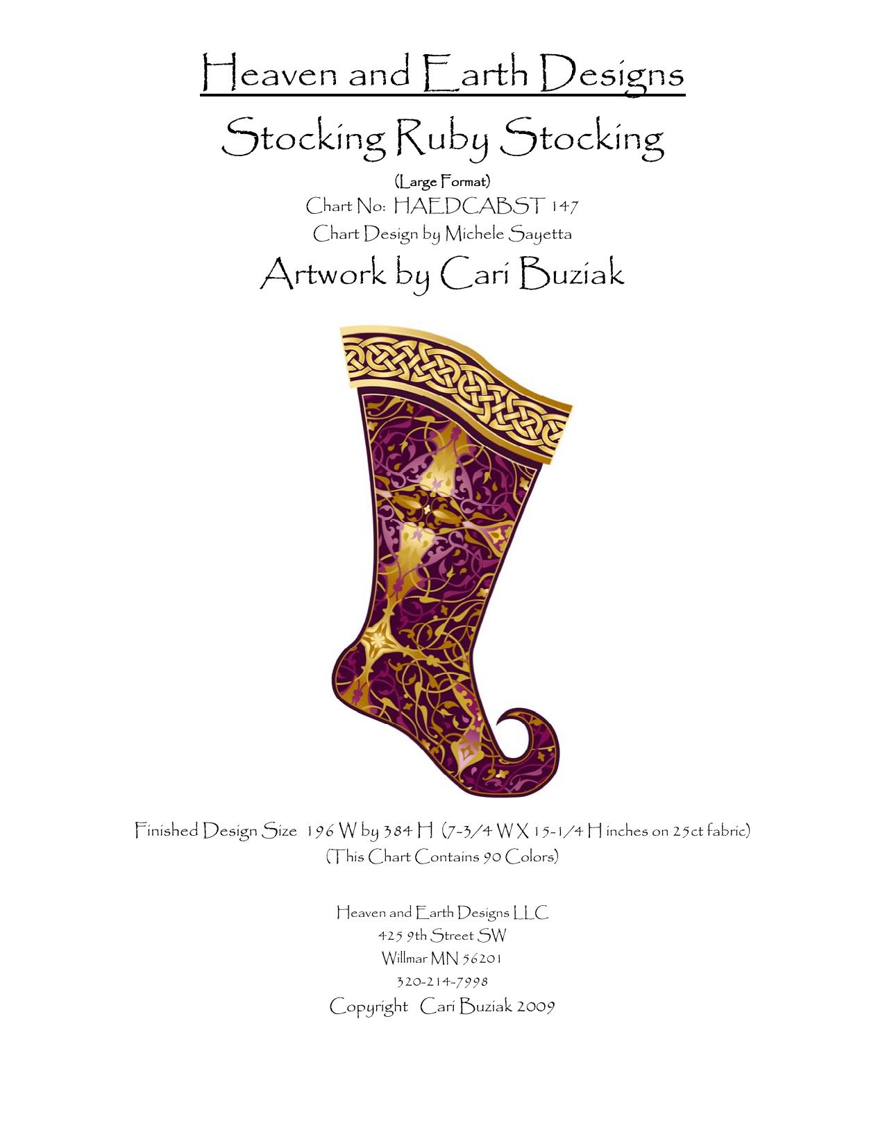 Stocking Ruby Stocking by Bob