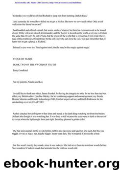 Stone of Tears (02) by Terry Goodkind
