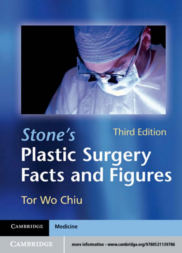 Stone's Plastic Surgery Facts and Figures by Chiu Tor Wo. Stone Christopher