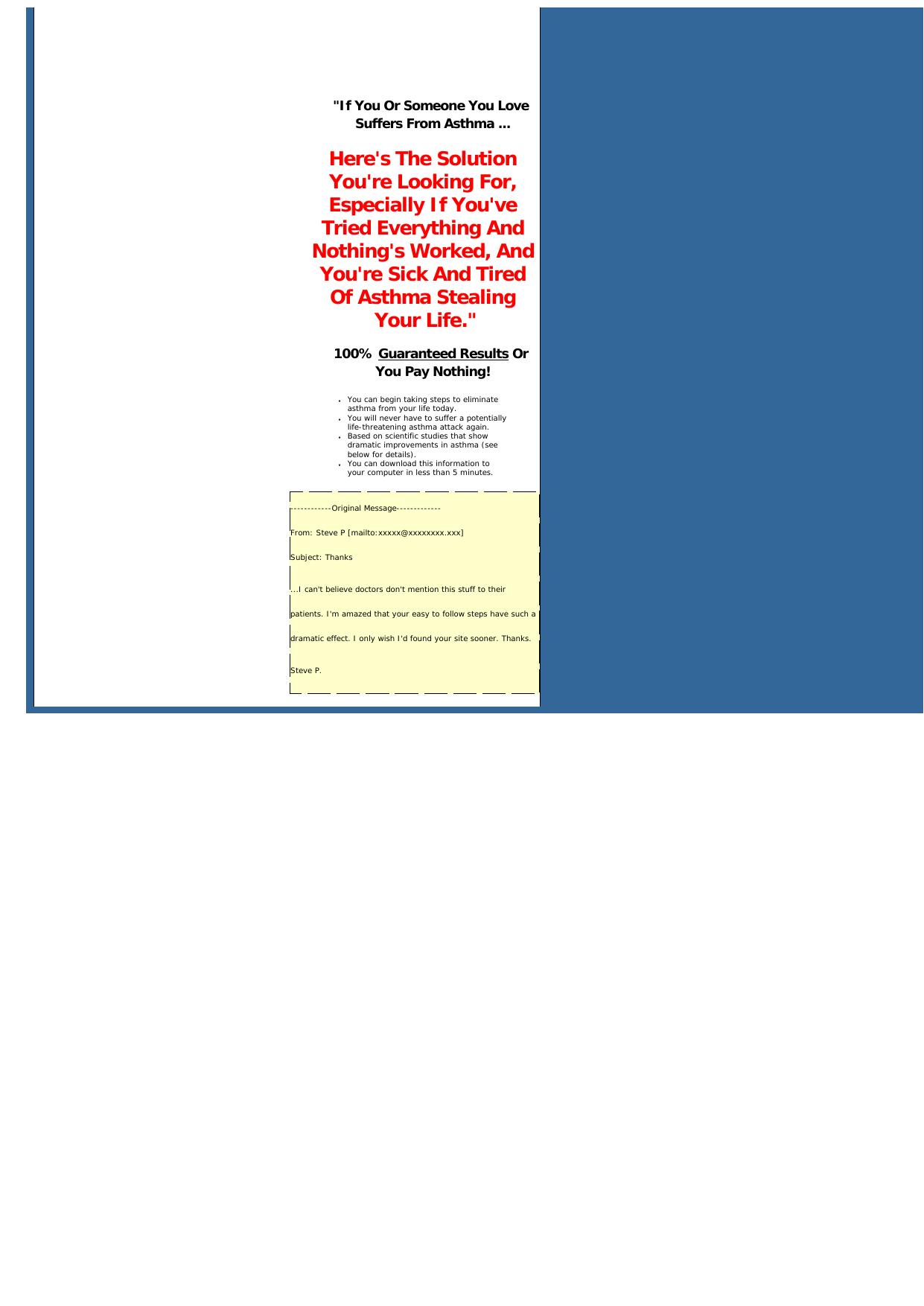 Stop Asthma Now. by Best of Kuszter's Collection