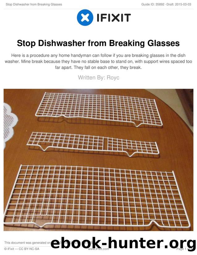 Stop Dishwasher from Breaking Glasses by Unknown