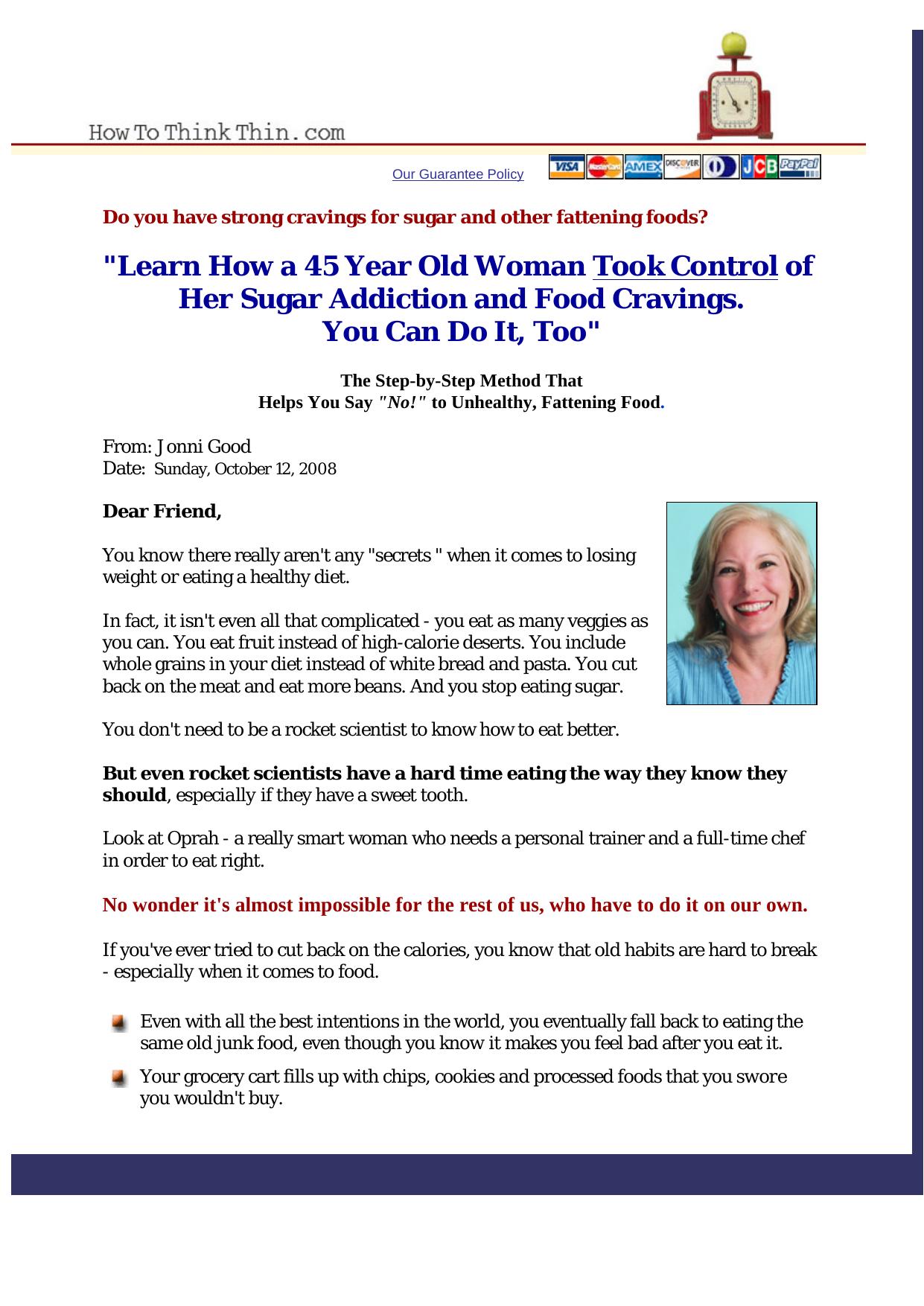 Stop Sugar Cravings And Lose Weight Naturally. by Best of Kuszter's Collection