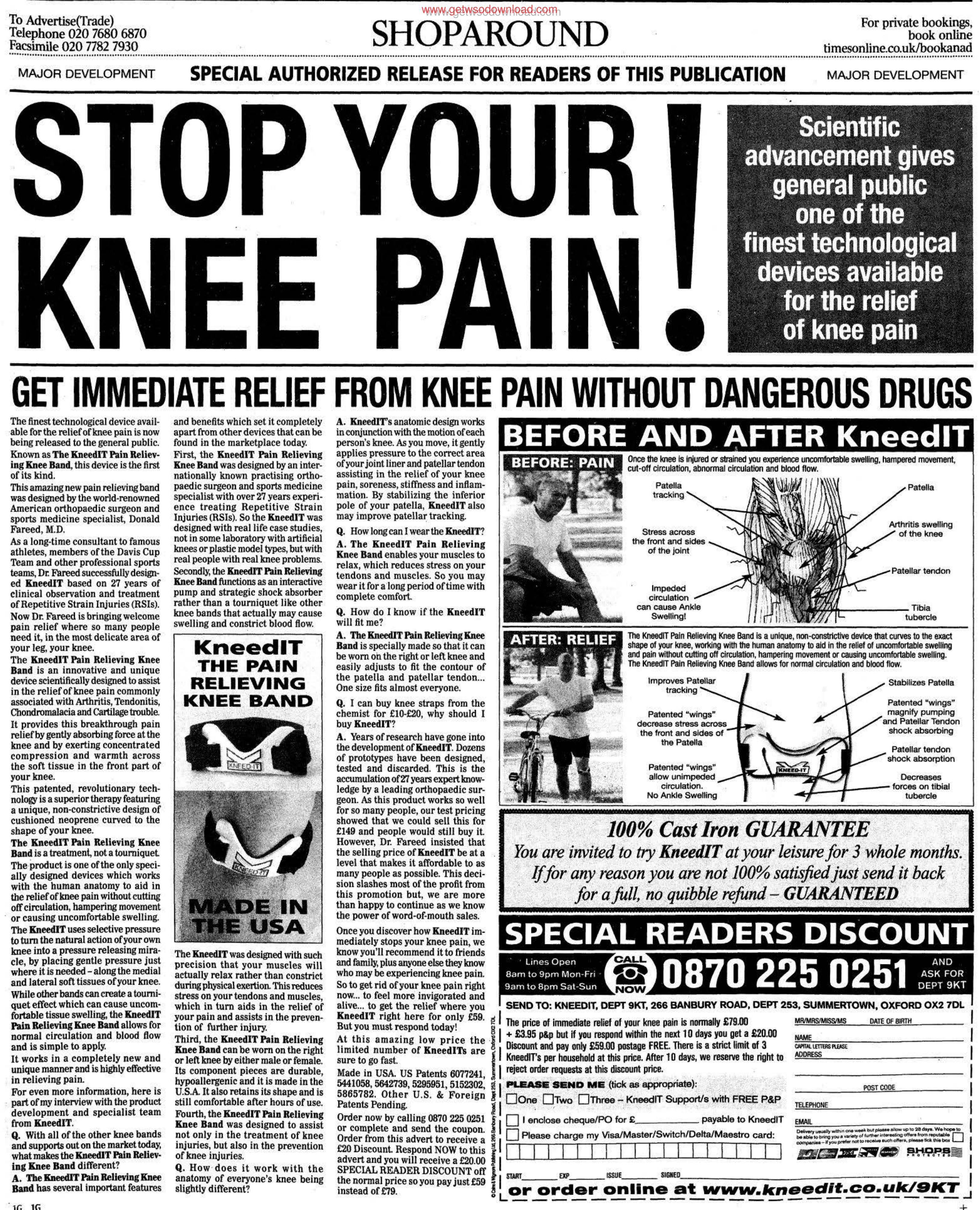 Stop Your Knee Pain by Unknown