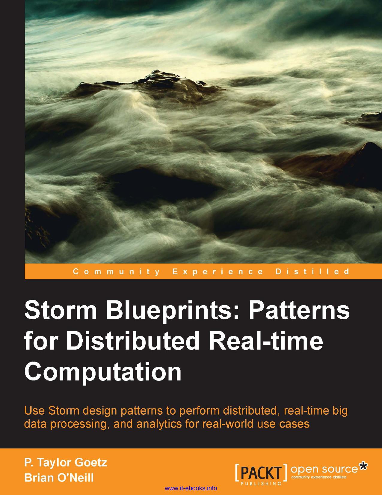 Storm Blueprints Patterns for Distributed Real-time Computation by Unknown