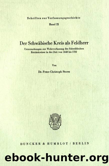Storm by Der Schwäbische Kreis als Feldherr (9783428430338)