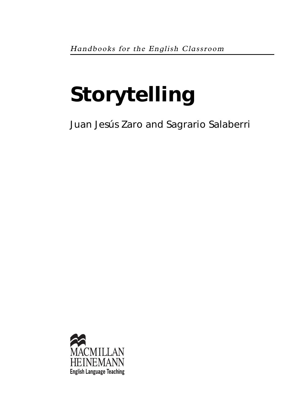 Storytelling by Juan Jesus Zaro & Sagrario Salaberri