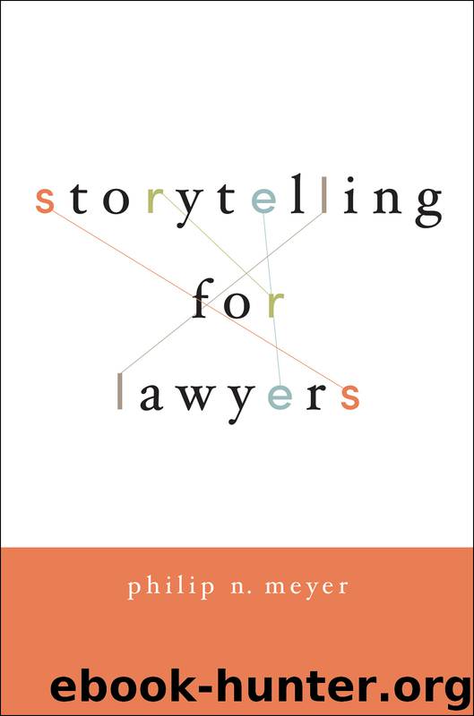 Storytelling for Lawyers by Meyer Philip