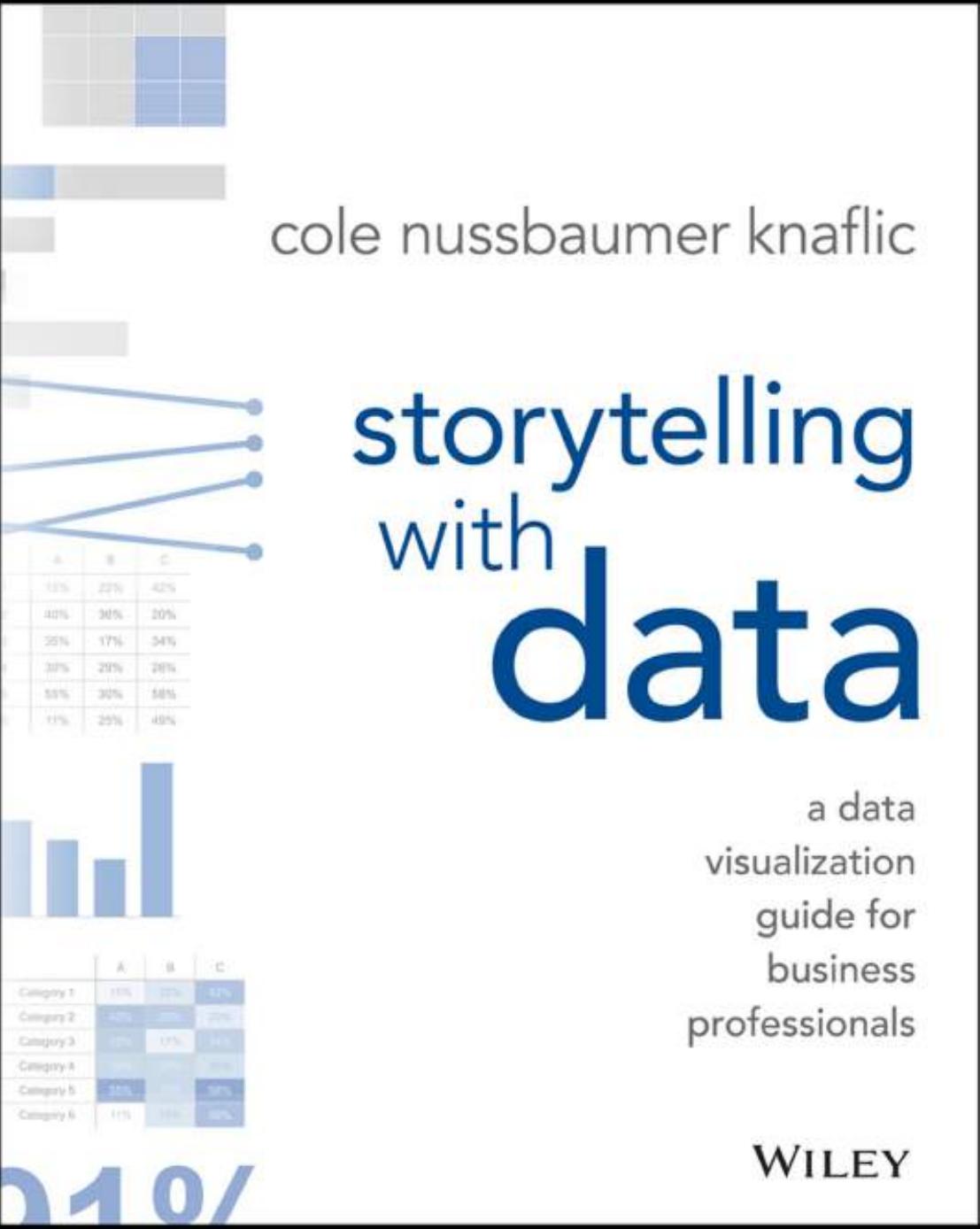 Storytelling with data a data visualization guide for business professionals Knaflic, Cole Nussbaumer by unknow