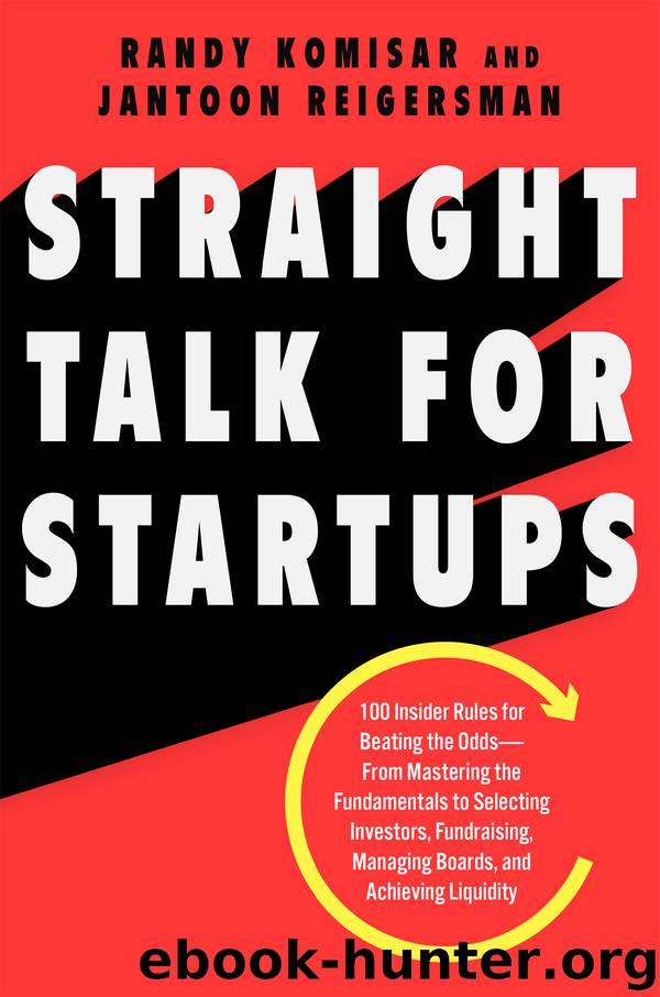 Straight Talk for Startups by Randy Komisar