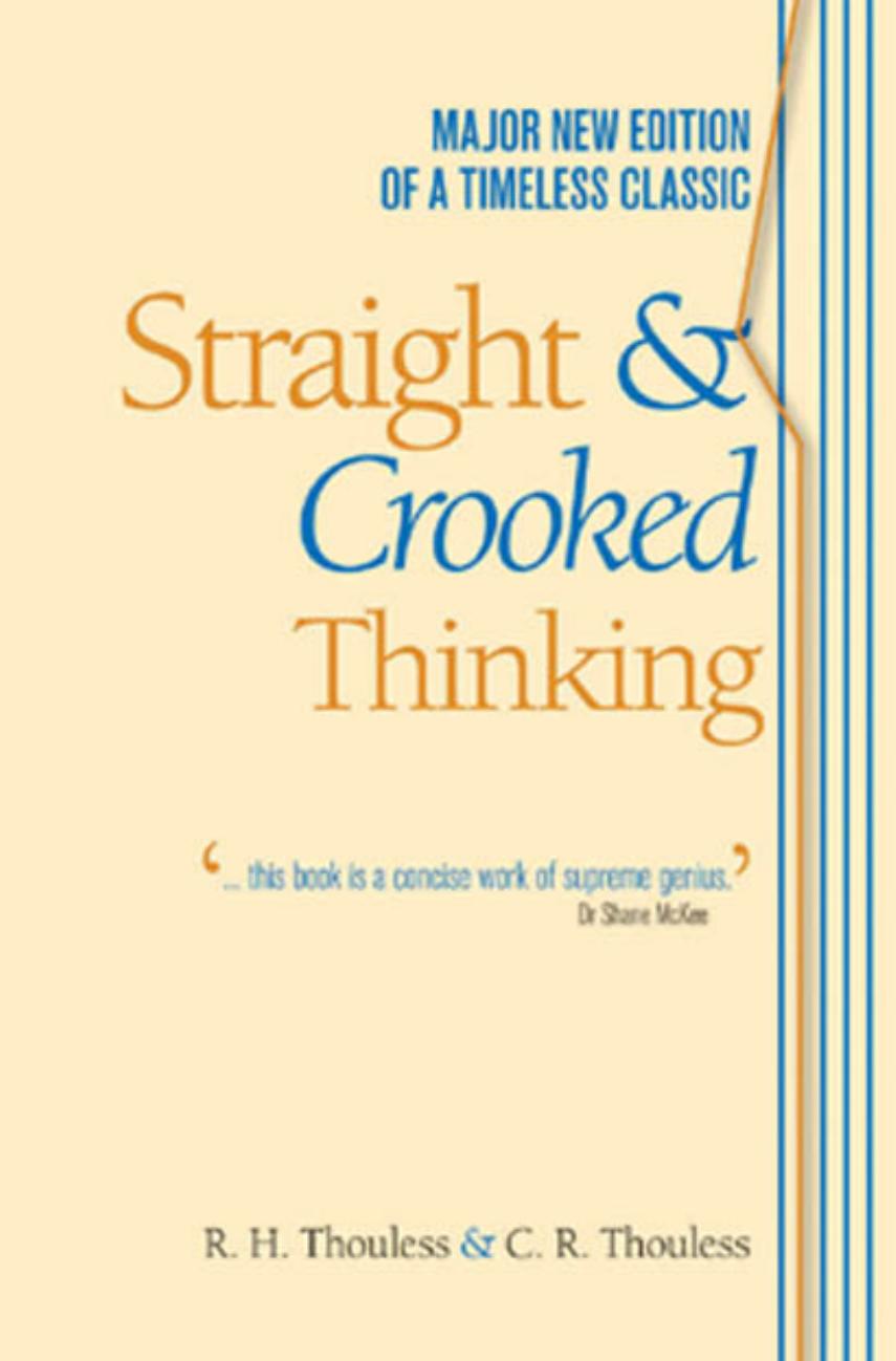 Straight and Crooked Thinking by Thouless Robert Henry
