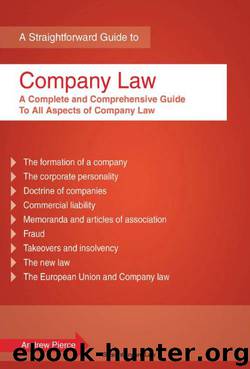 Straightforward Guide to Company Law by Andrew Pierce