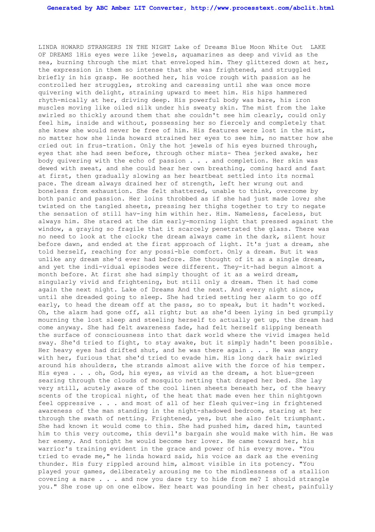 Strangers in the night by Linda Howard