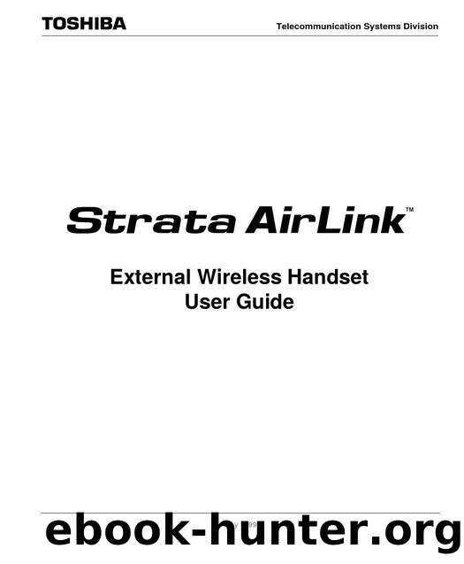 Strata AirLink External Handset User Guide by EZ Manuals