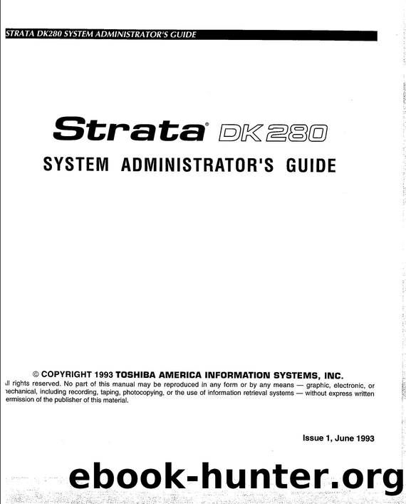 Strata DK 280 System Admin Guide by EZ Manuals