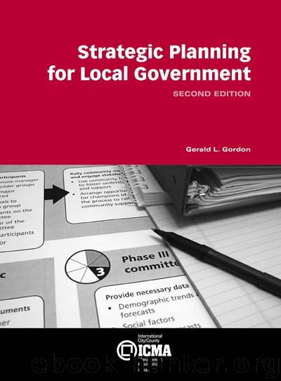 Strategic Planning for Local Government by Gordon Gerald L