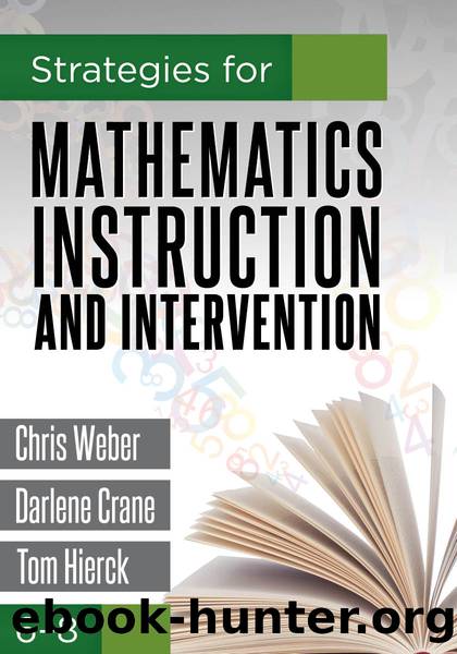 Strategies for Mathematics Instruction and Intervention, 6-8 by Weber Chris;Crane Darlene; & Darlene Crane & Tom Hierck