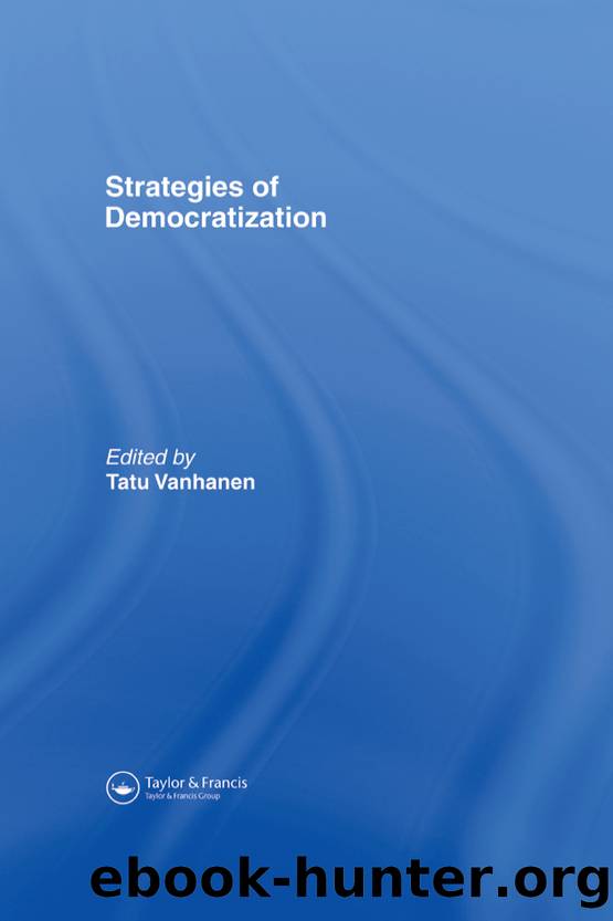 Strategies of Democratization by Tatu Vanhanen
