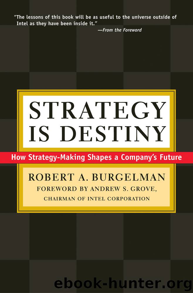 Strategy Is Destiny by Robert A. Burgelman