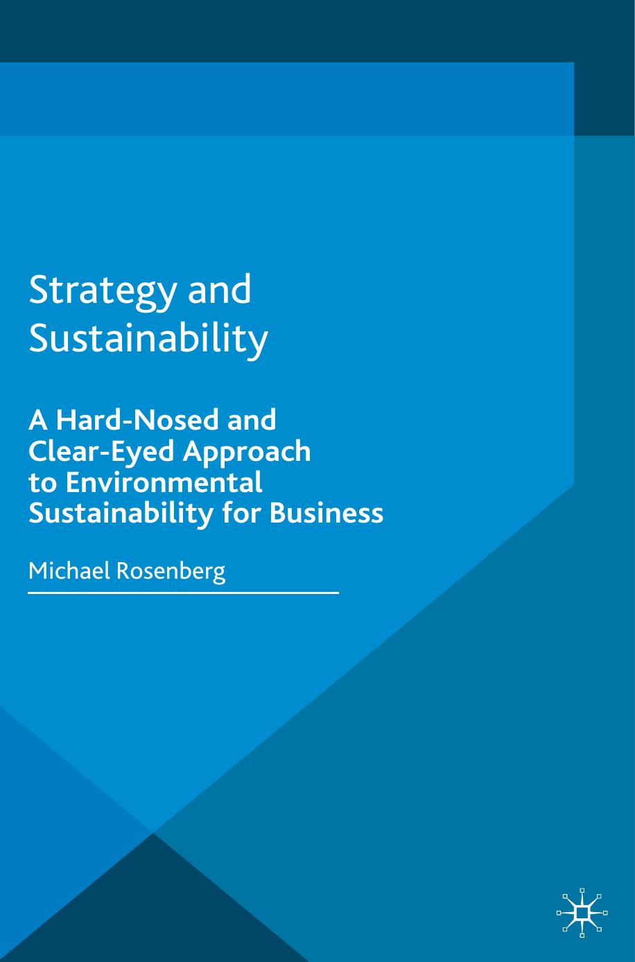 Strategy and Sustainability: A Hard-Nosed and Clear-Eyed Approach to Environmental Sustainability for Business by Mike Rosenberg (auth.)