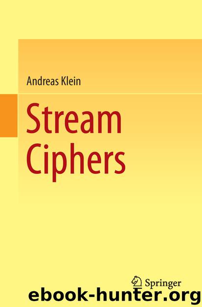 Stream Ciphers by Andreas Klein