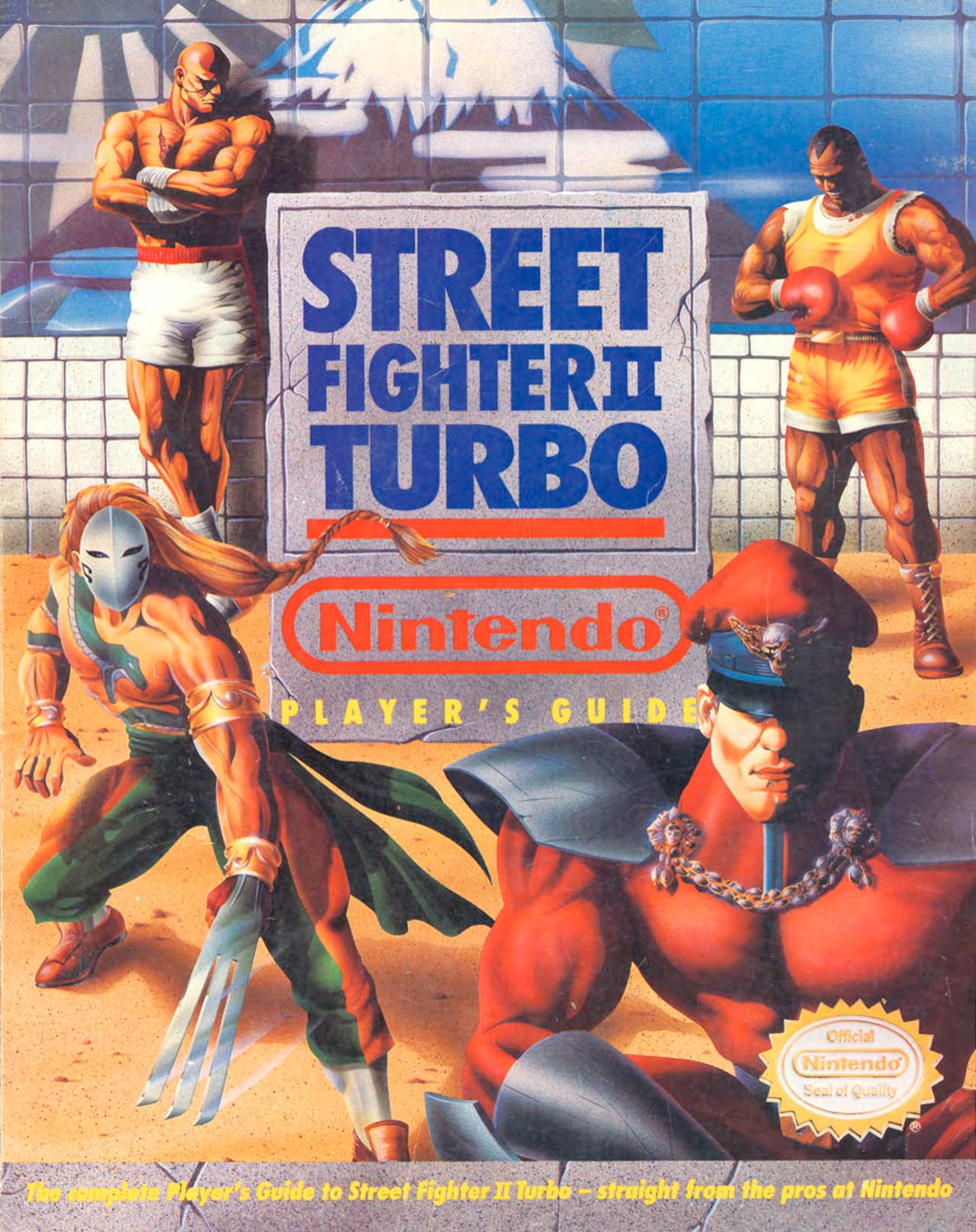 Street Fighter II Turbo Nintendo Player's Guide by Unknown