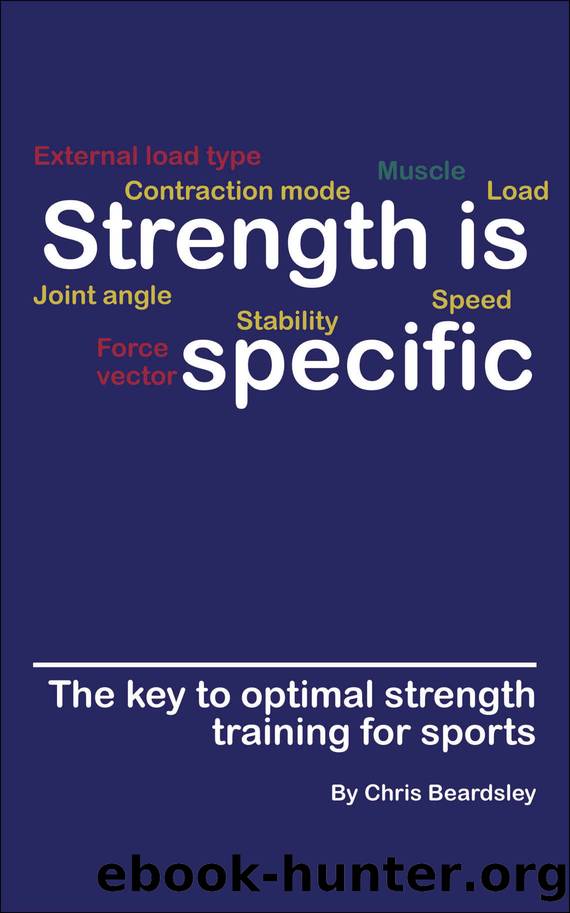Strength is Specific: The key to optimal strength training for sports by Chris Beardsley