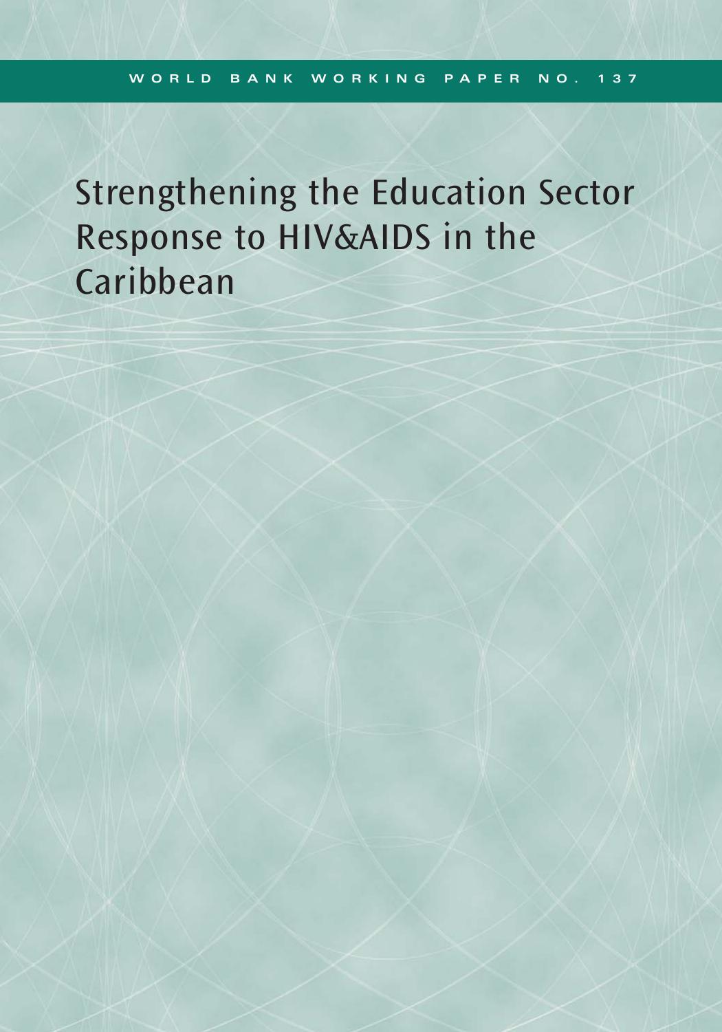 Strengthening the Education Sector Response to HIV&AIDS in the Caribbean (World Bank Working Papers) by World Bank