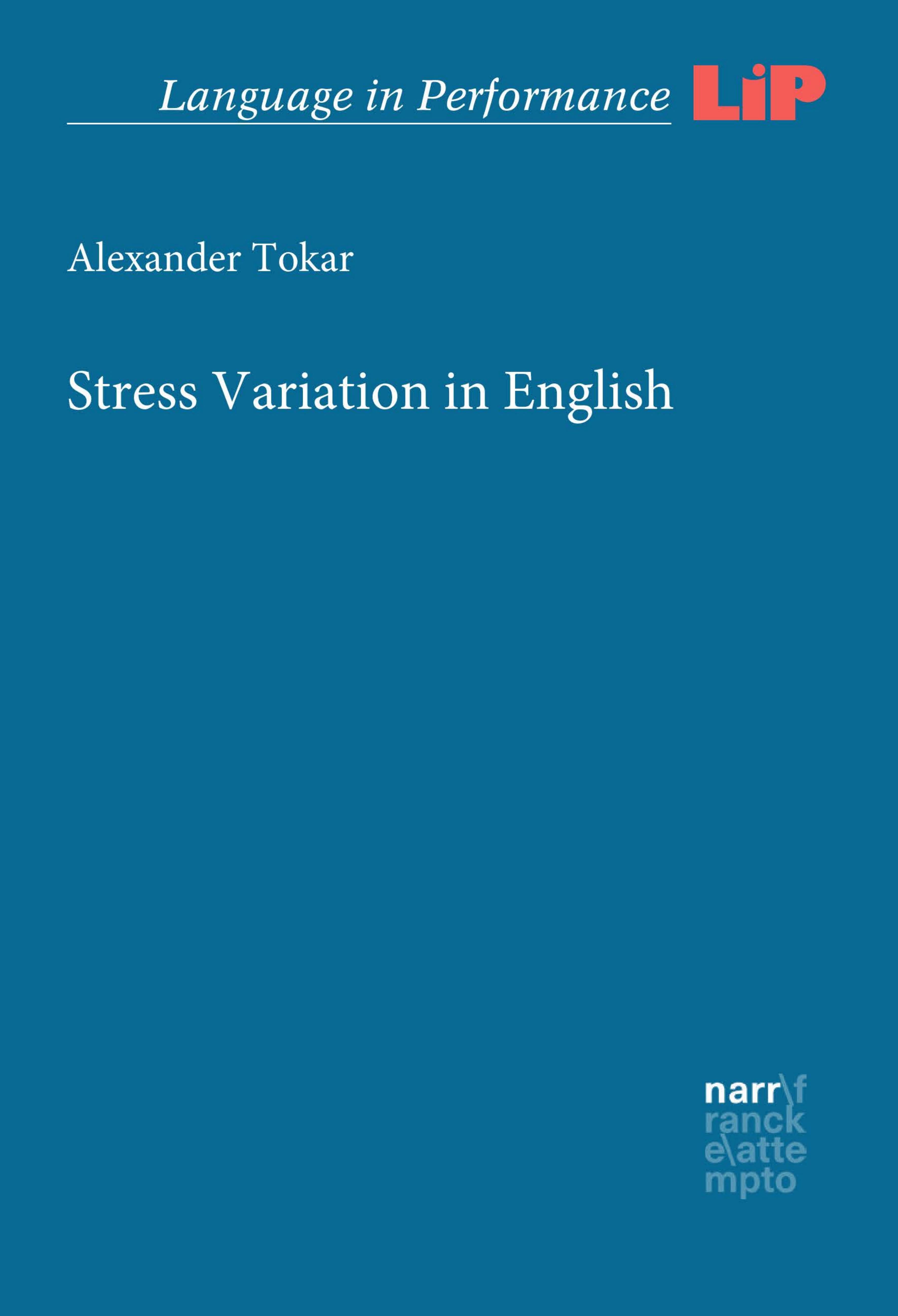 Stress variation in English by Tokar Alexander