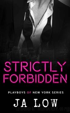 Strictly Forbidden: A Billionaire Secret Baby Romance (Playboys of New York Book 2) by JA Low