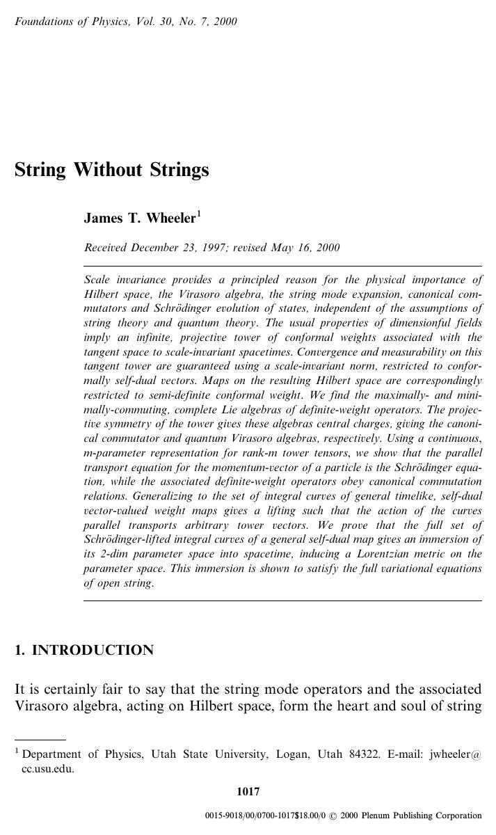 String Without Strings by Unknown