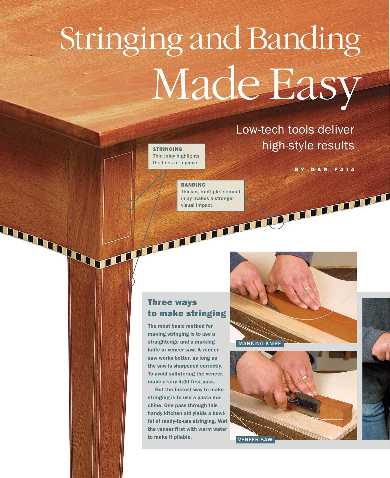 Stringing and Banding Made Easy by Dan Faia