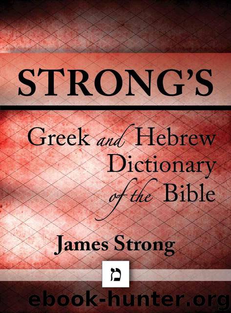 Strong's Dictionary of the Bible by Strong James