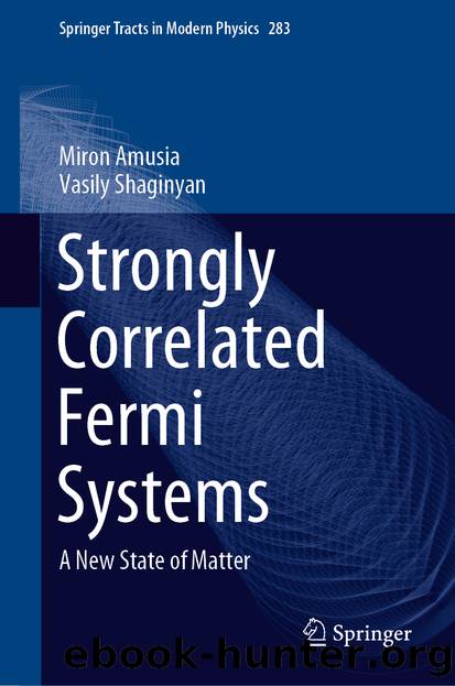 Strongly Correlated Fermi Systems by Miron Amusia & Vasily Shaginyan