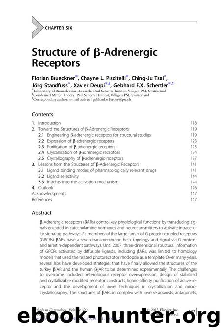 Structure of &amp;beta;-Adrenergic Receptors by unknow