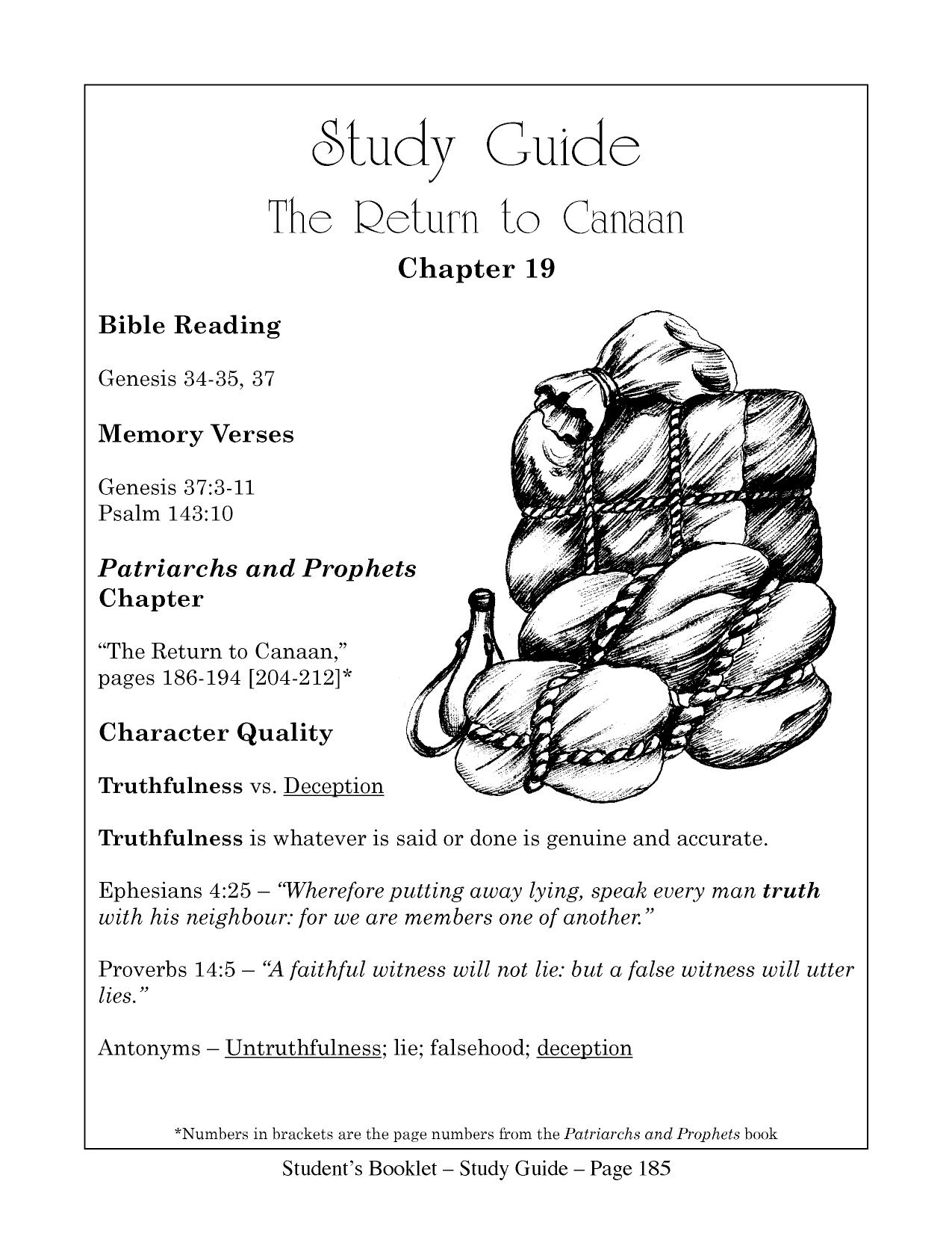 Stu 19 The Return to Canaan.indd by Jeanie Cook