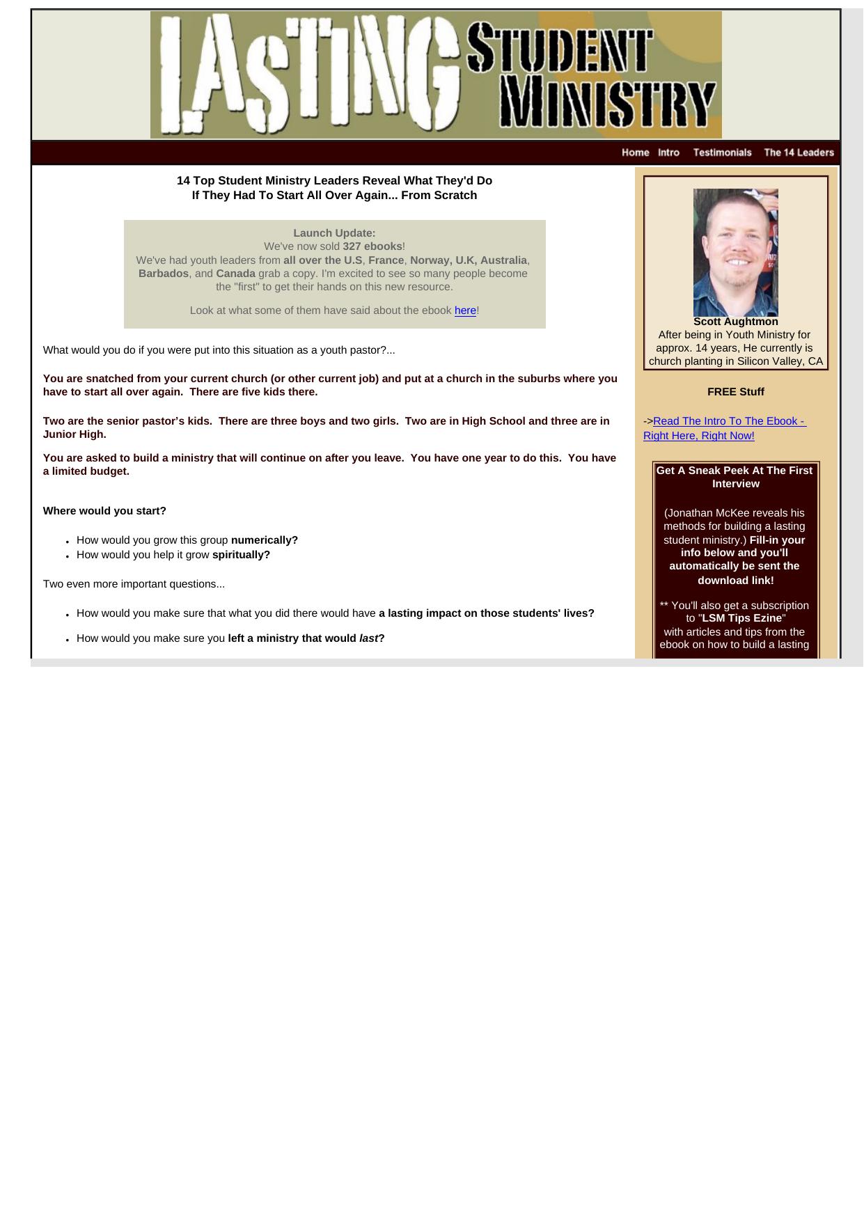 Student Ministry Ebook. by Best of Kuszter's Collection