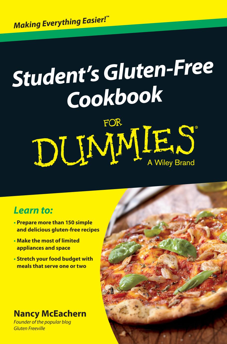 Student's Gluten-Free Cookbook For Dummies [Repost] by Nancy McEachern