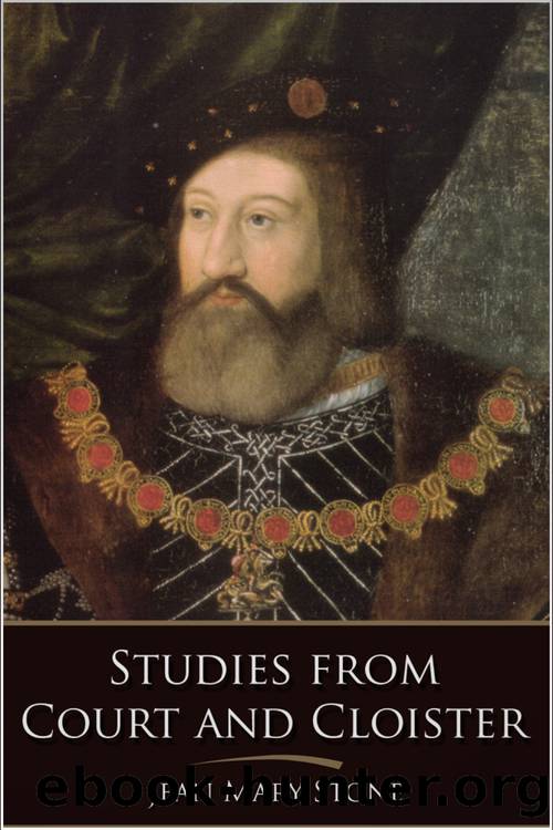 Studies from Court and Cloister by Stone Jean Mary;
