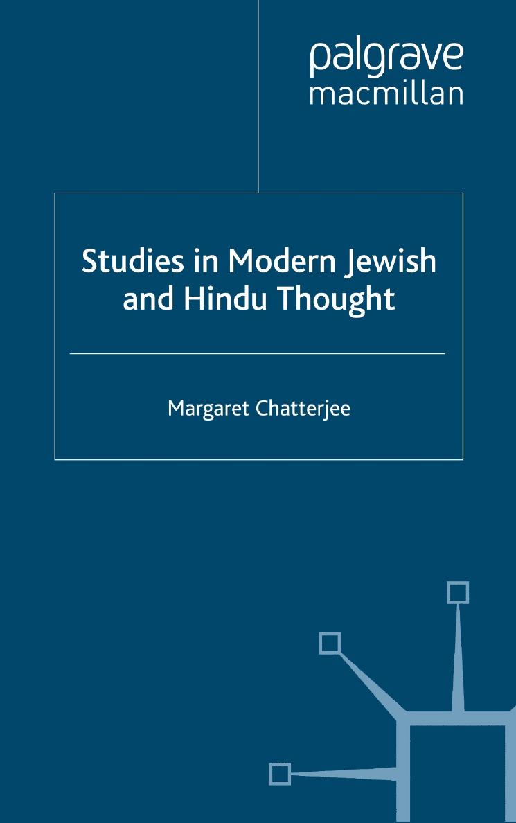 Studies in Modern Jewish and Hindu Thought by Margaret Chatterjee (auth.)
