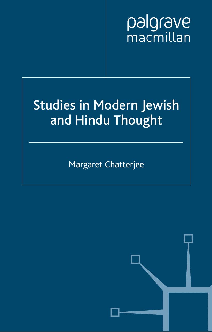 Studies in Modern Jewish and Hindu Thought by Margaret Chatterjee