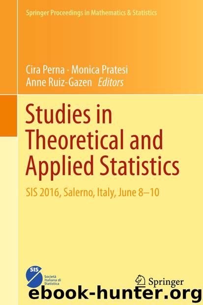 Studies in Theoretical and Applied Statistics by Cira Perna Monica Pratesi & Anne Ruiz-Gazen