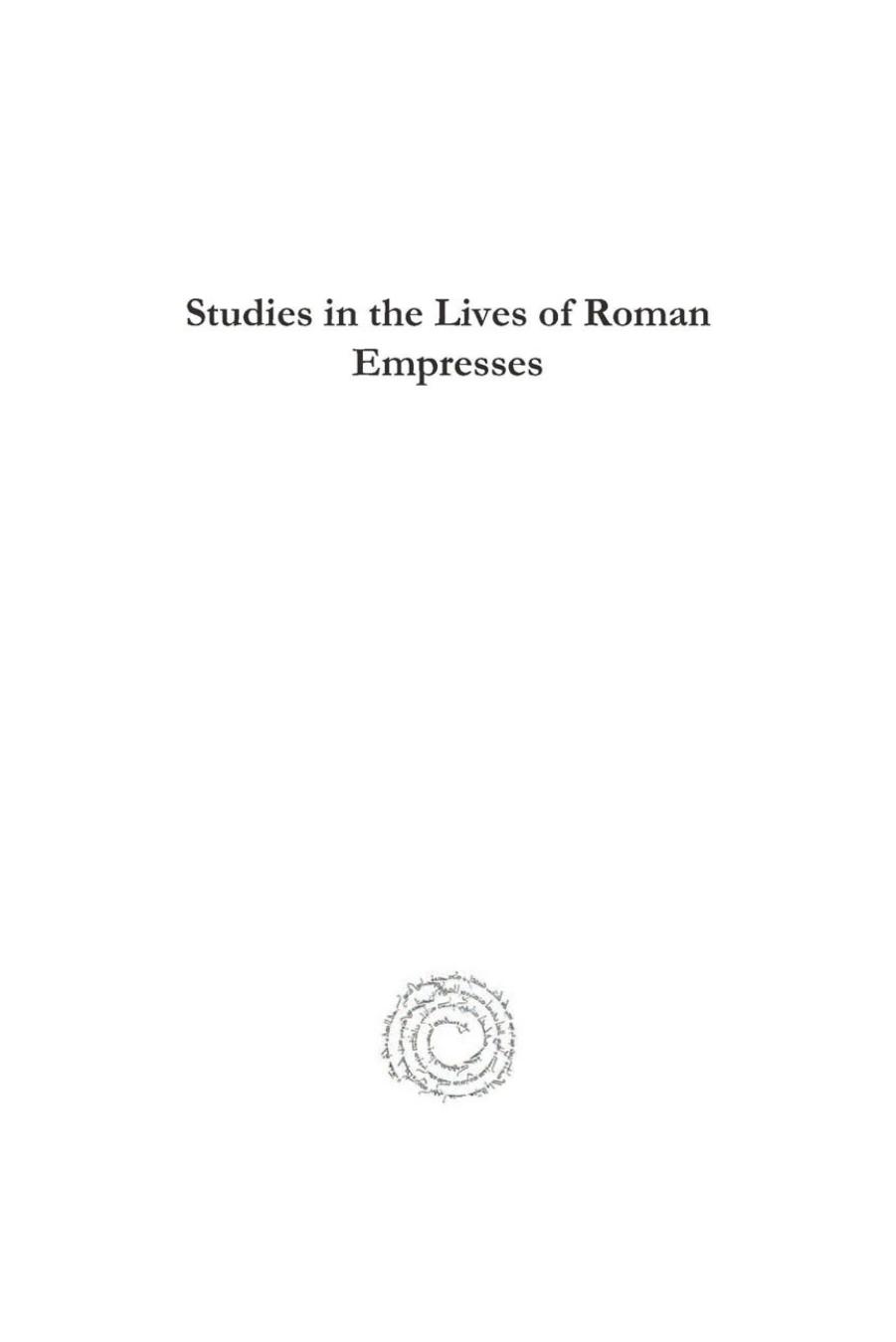 Studies in the Lives of Roman Empresses by Mary Williams