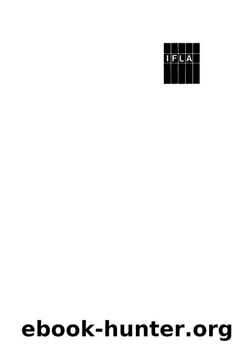 Studies in the international exchange of publications by Peter Genzel (editor)