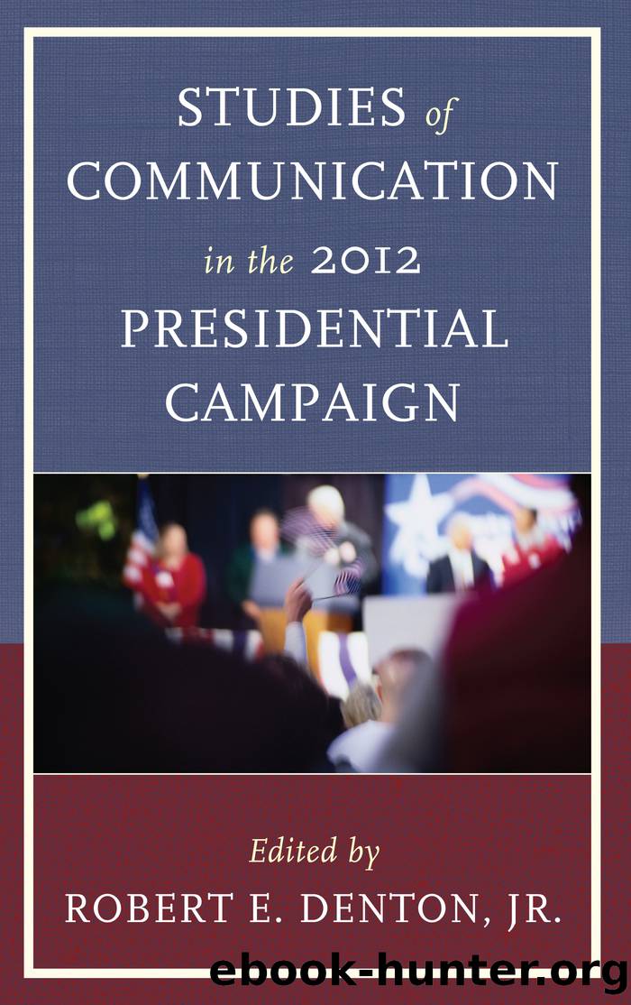 Studies of Communication in the 2012 Presidential Campaign by unknow