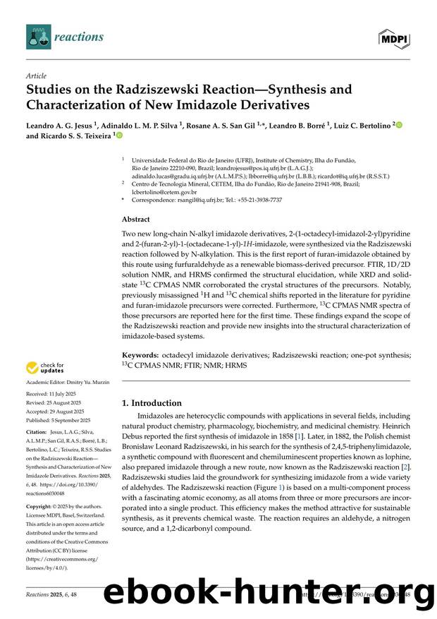 Studies on the Radziszewski ReactionâSynthesis and Characterization of New Imidazole Derivatives by unknow