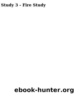 Study 3 - Fire Study by Snyder Maria V