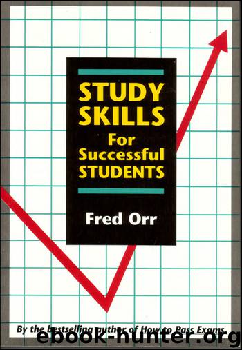 Study Skills For Successful Students by Orr Fred - free ebooks download