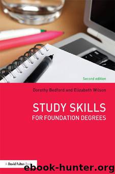 Study Skills for Foundation Degrees by Dorothy Bedford & Elizabeth Wilson