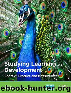 Studying Learning and Development: Context, Practice and Measurement by Jim Stewart & Patricia Rogers